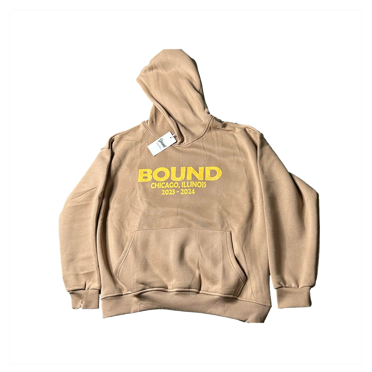 Bound Vintage Bear Hoodie Sand