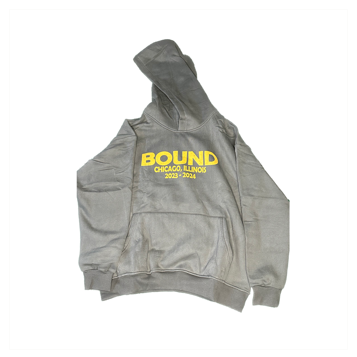 Bound Vintage Bear Hoodie Charcoal