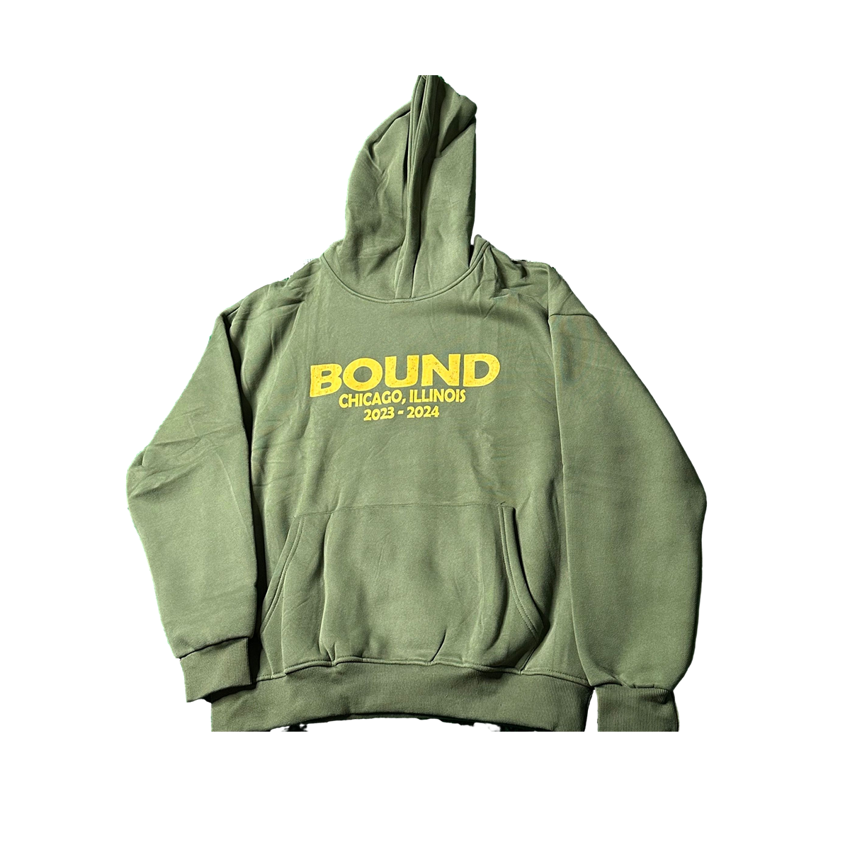 Bound Vintage Bear Hoodie Olive
