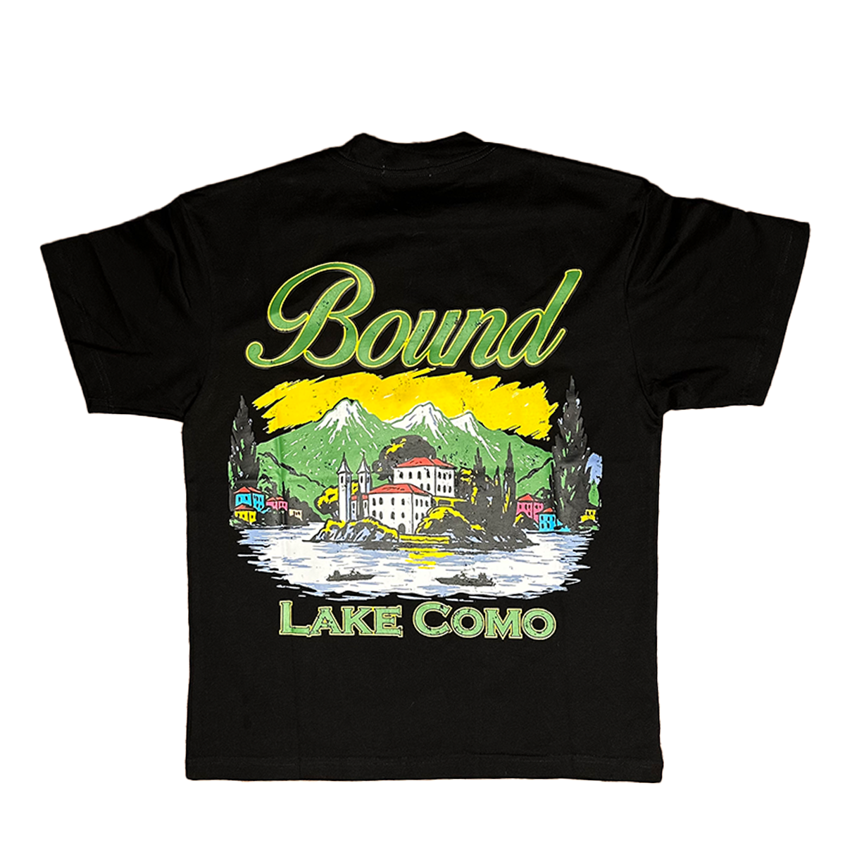 Bound Lake Como Tee Black