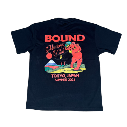 Bound Tokyo Bear Tee Black