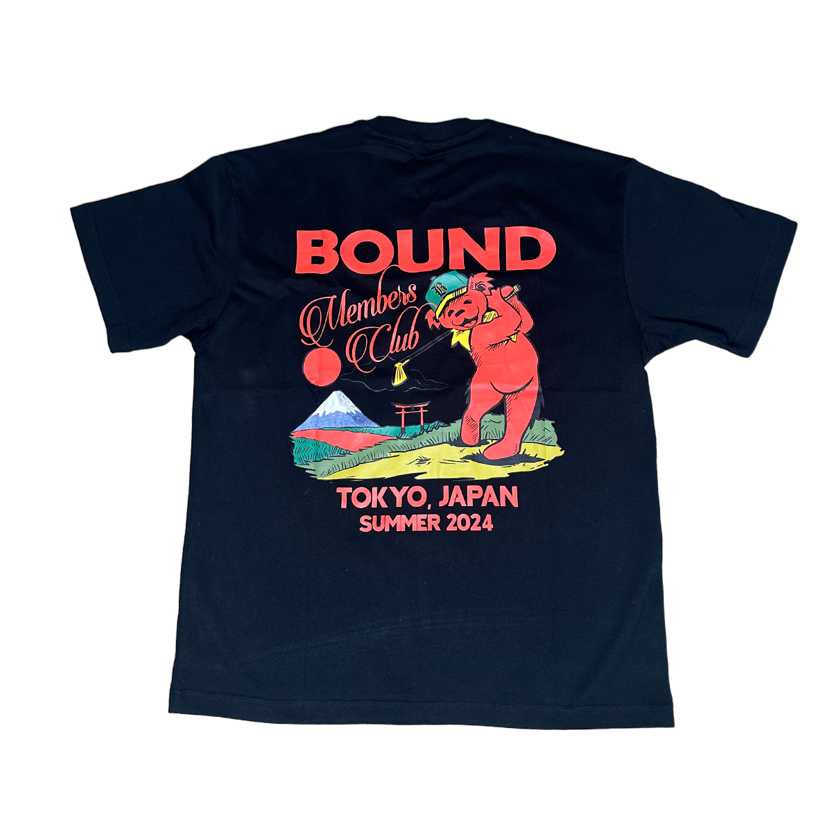 Bound Tokyo Bear Tee Black