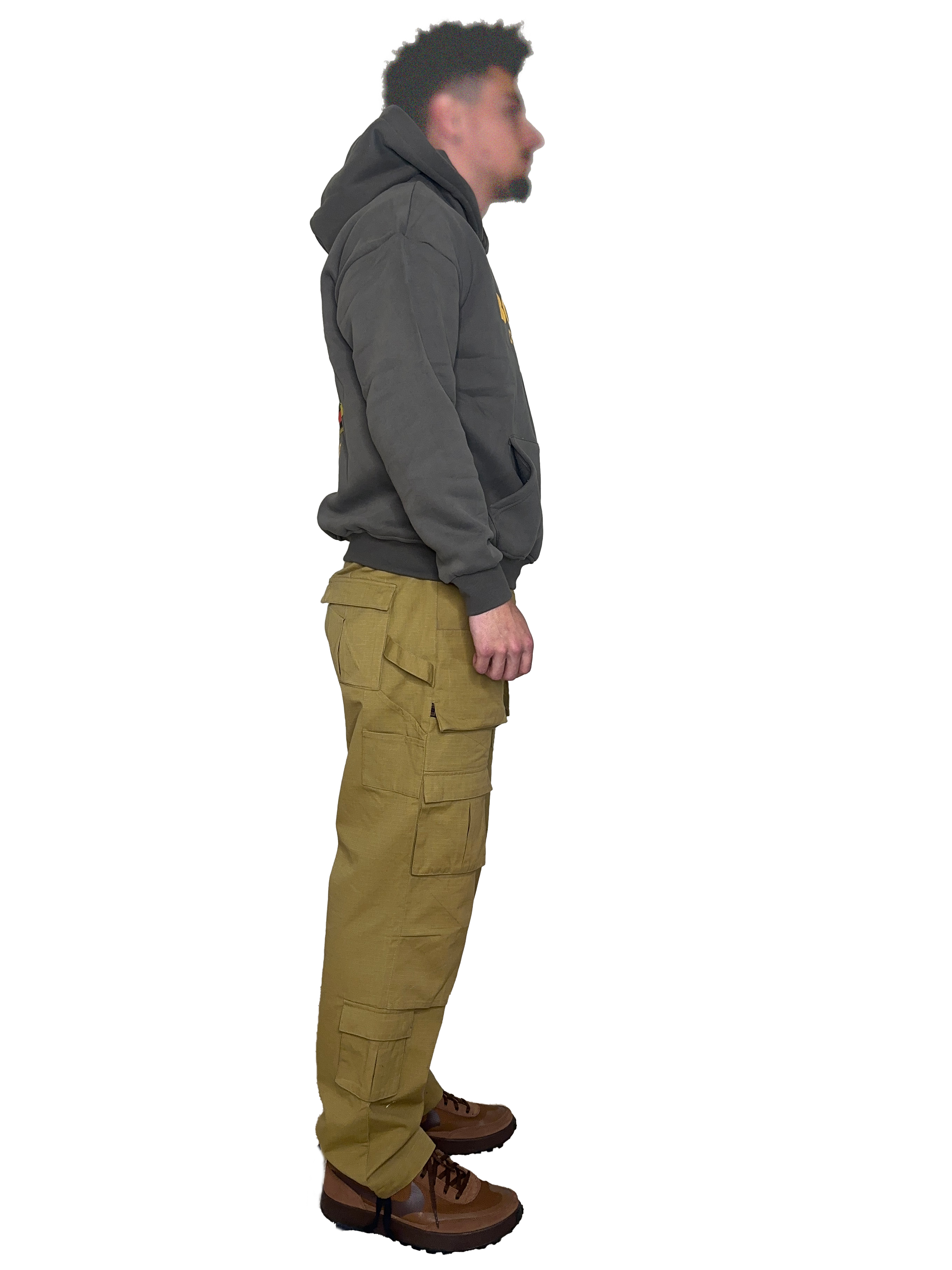 Bound Vintage Bear Hoodie Charcoal