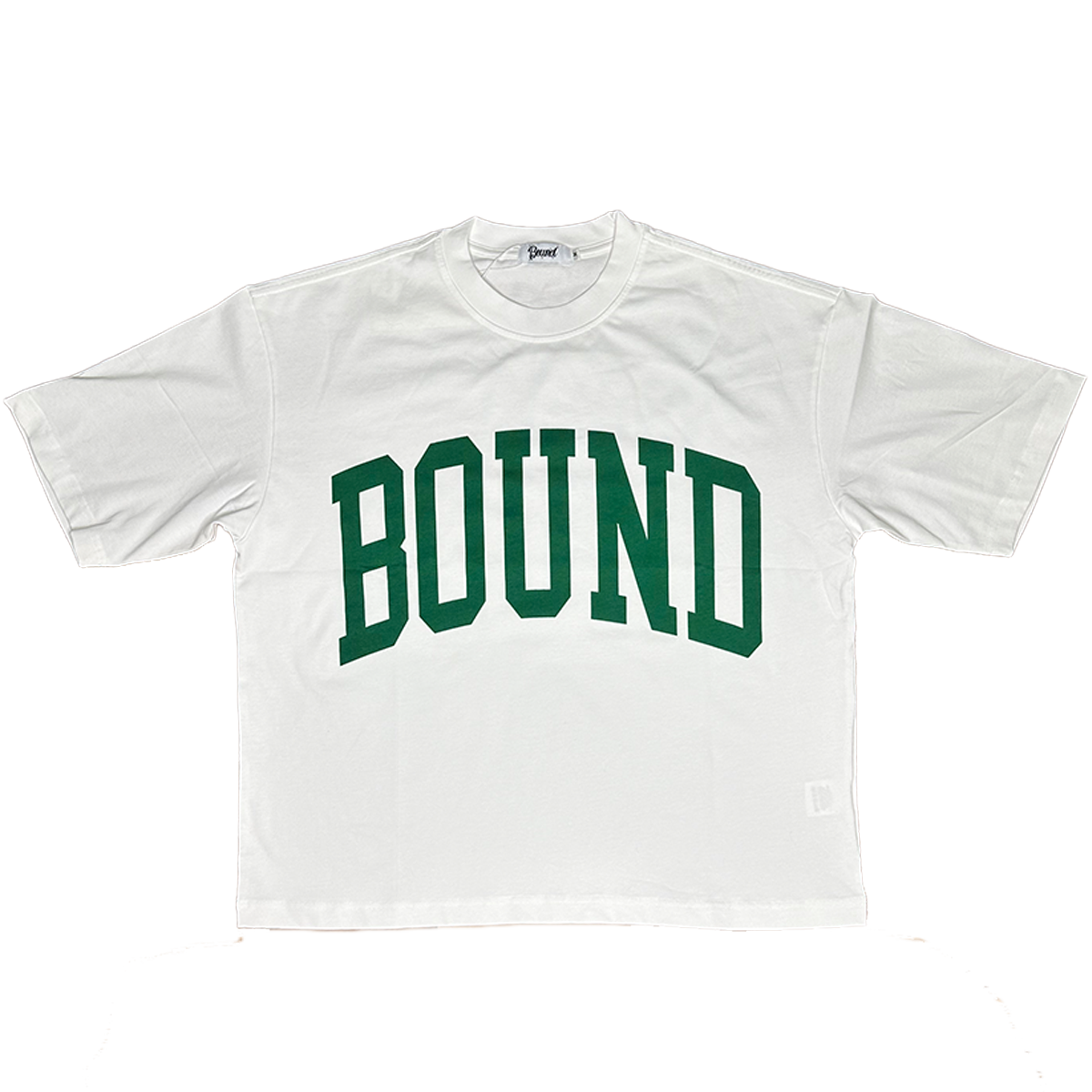 Bound JUMBO Collegiate Oversized Tee White