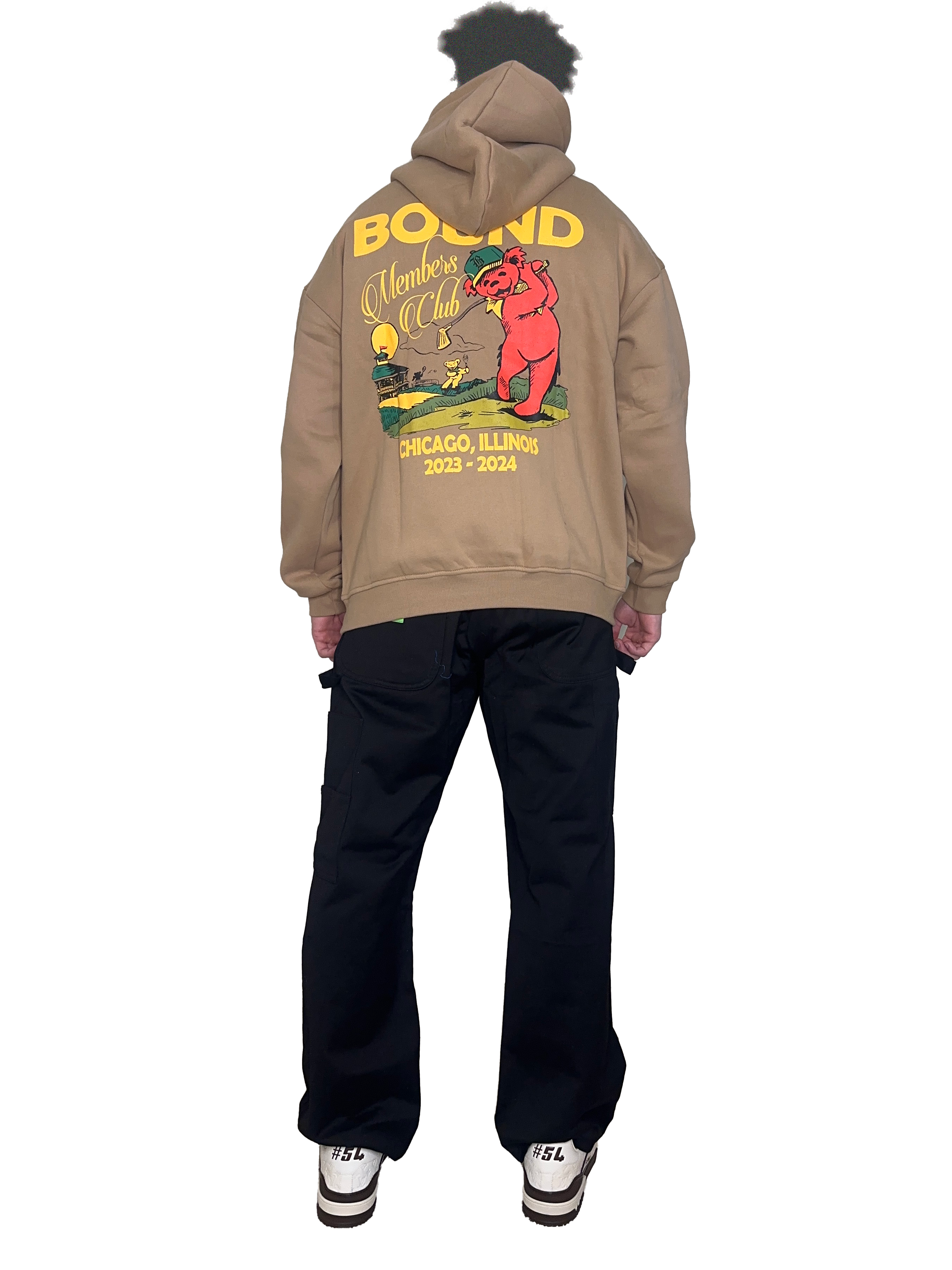 Bound Vintage Bear Hoodie Sand