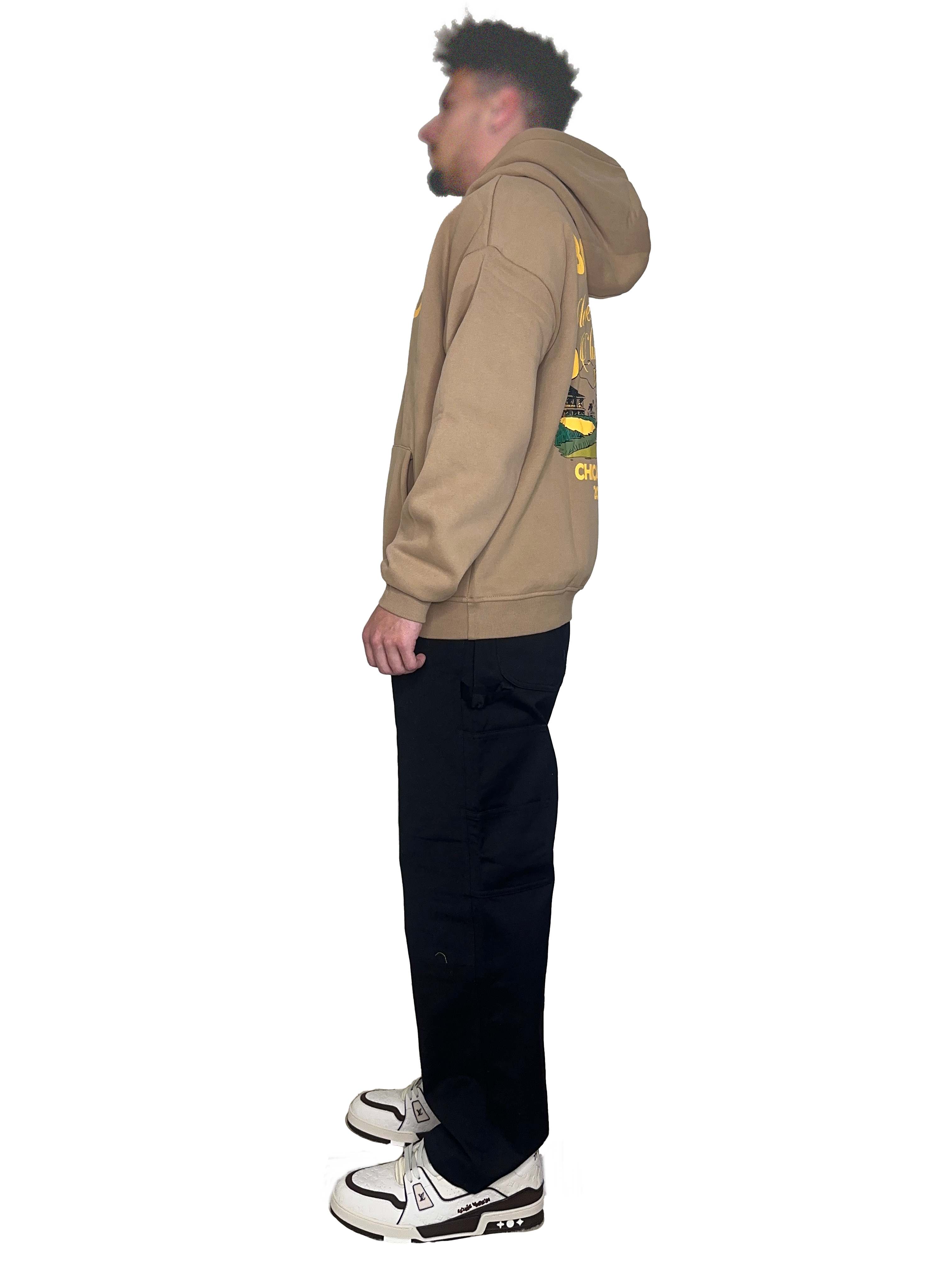 Bound Vintage Bear Hoodie Sand
