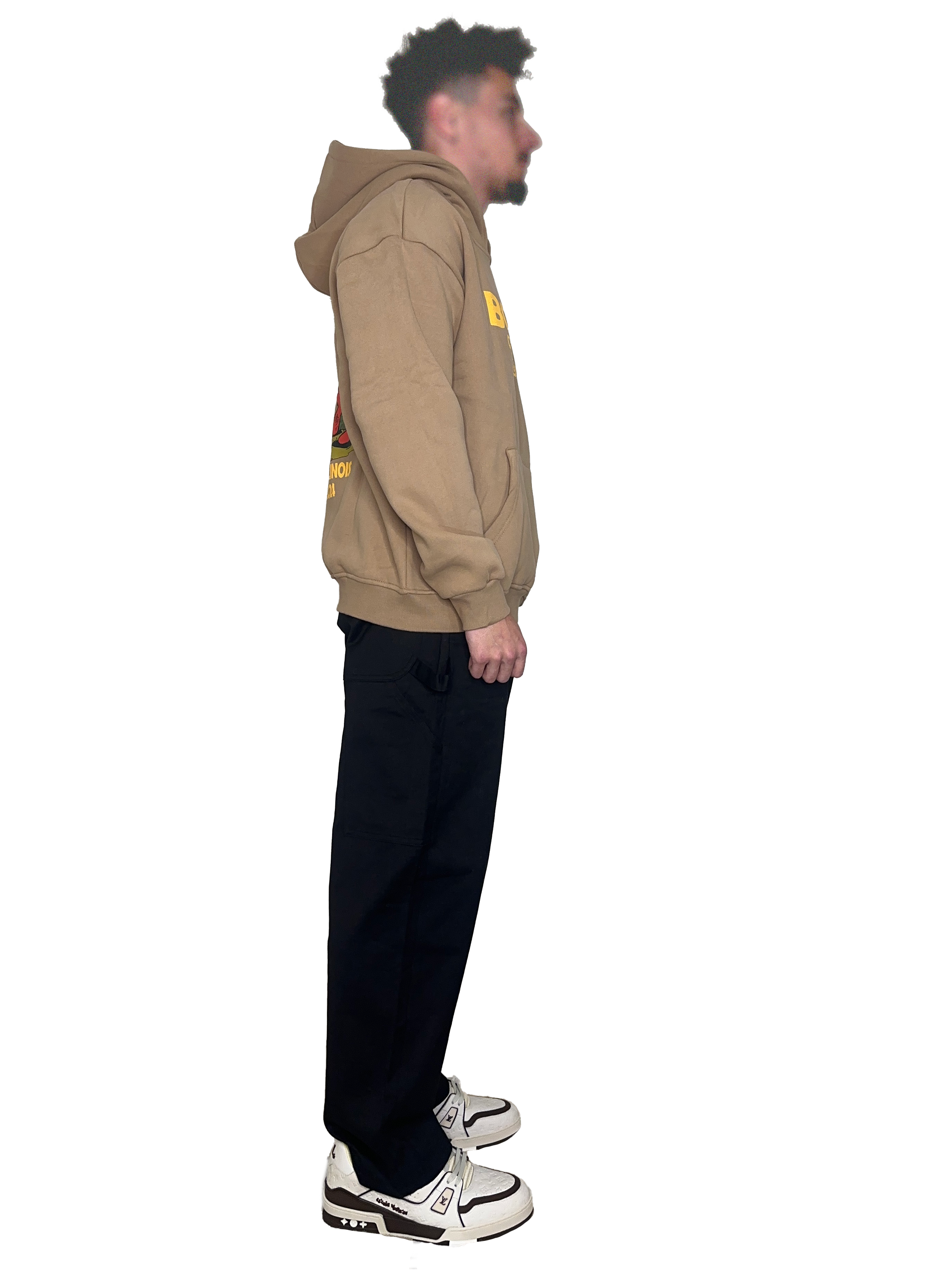 Bound Vintage Bear Hoodie Sand