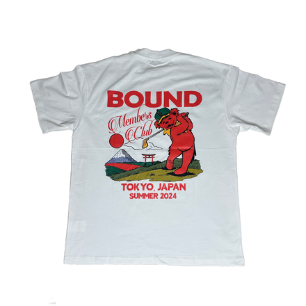 Bound Tokyo Bear Tee White