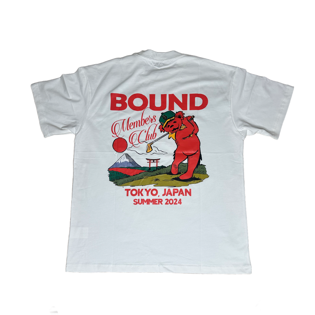 Bound Tokyo Bear Tee White