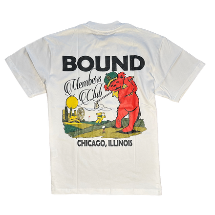 Bound Chicago Vintage Bear Tee White