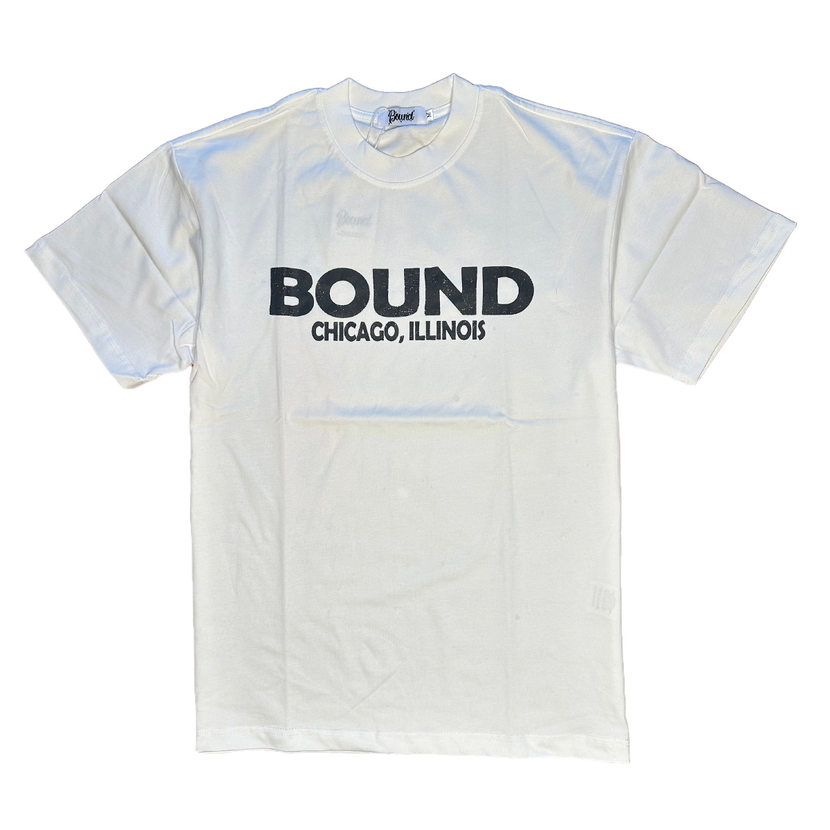 Bound Chicago Vintage Bear Tee White