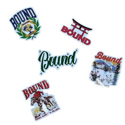 Bound Stickers (3 Pack)