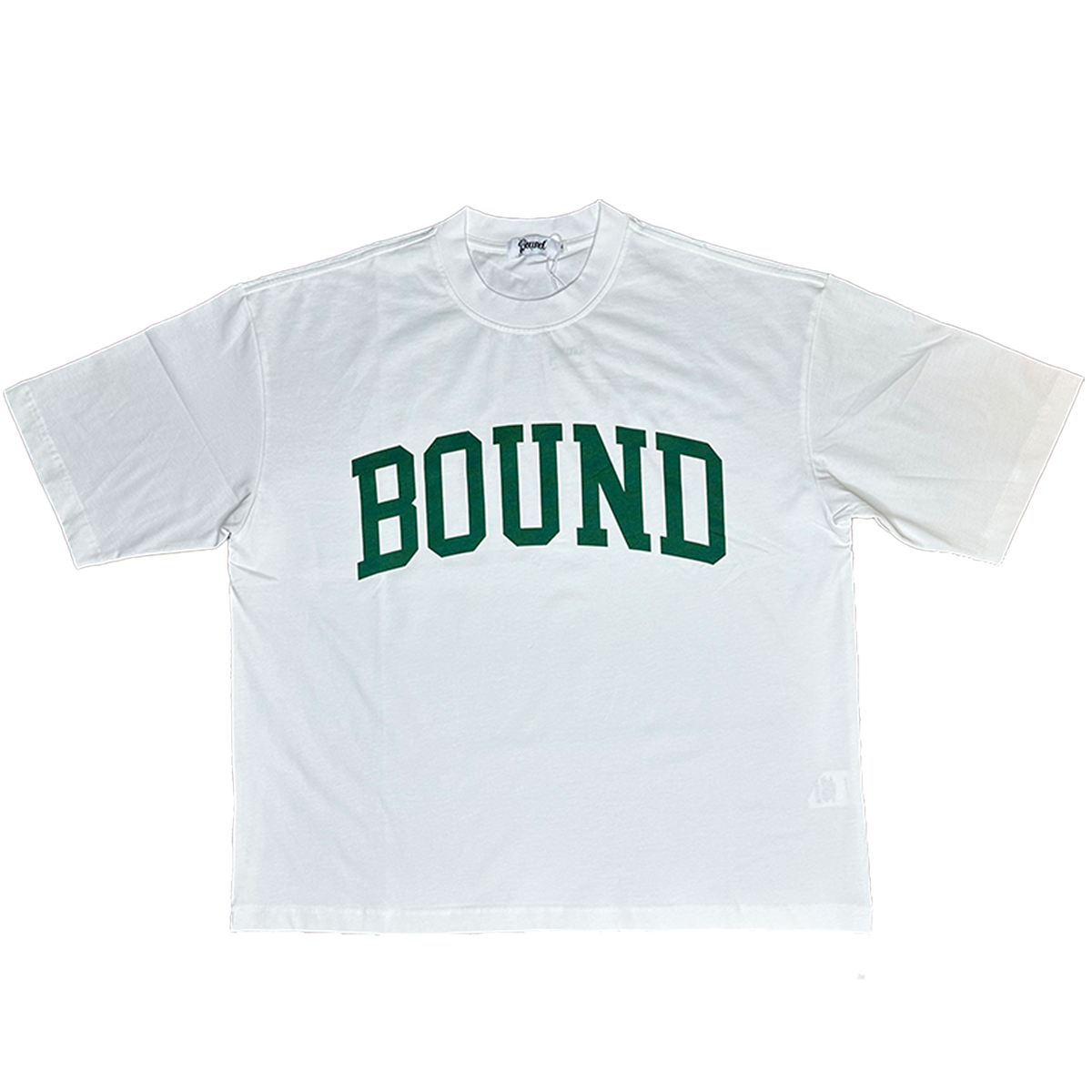 Bound Collegiate Oversized Tee White