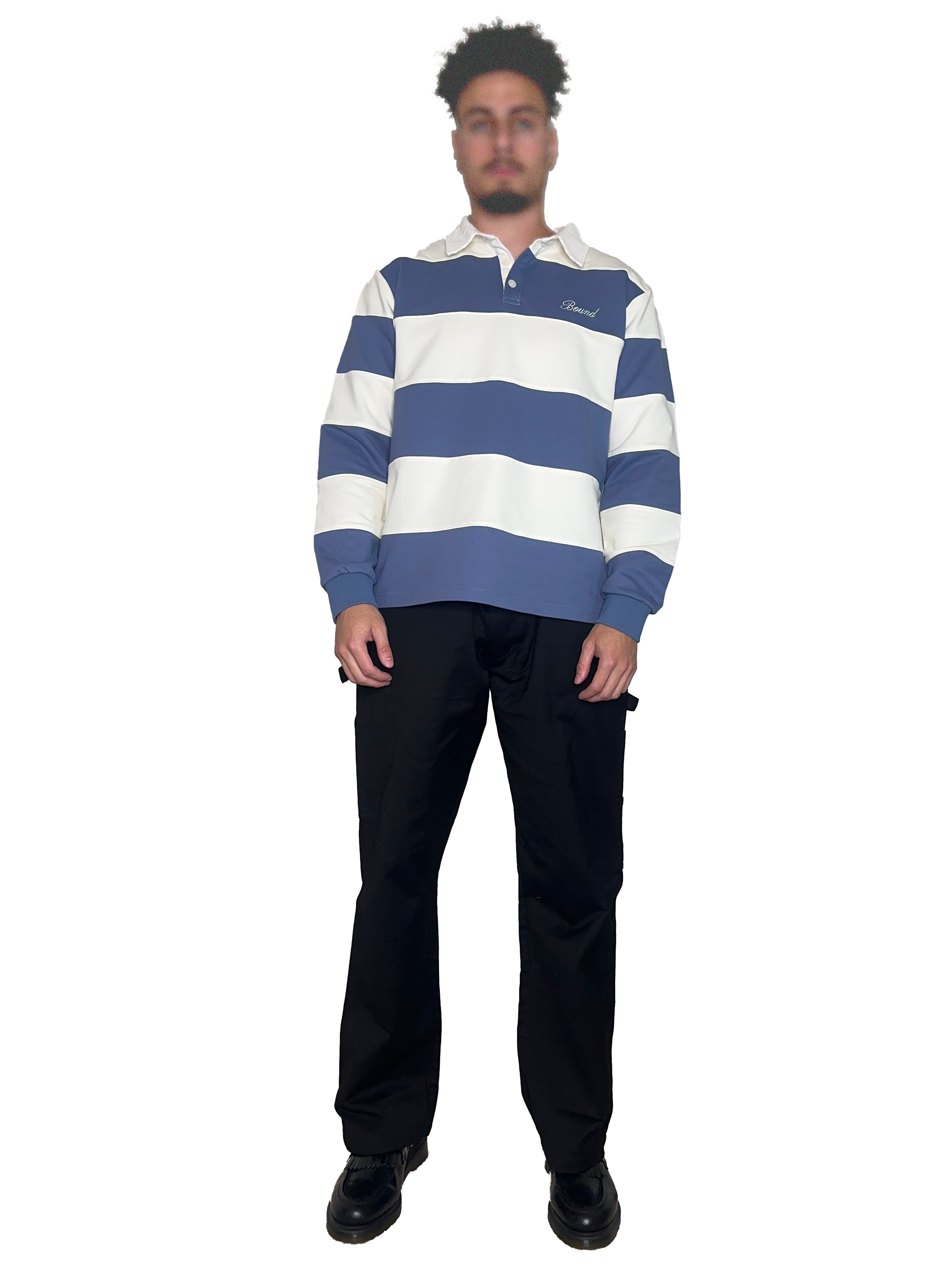 Bound Rugby Shirt Slate Blue