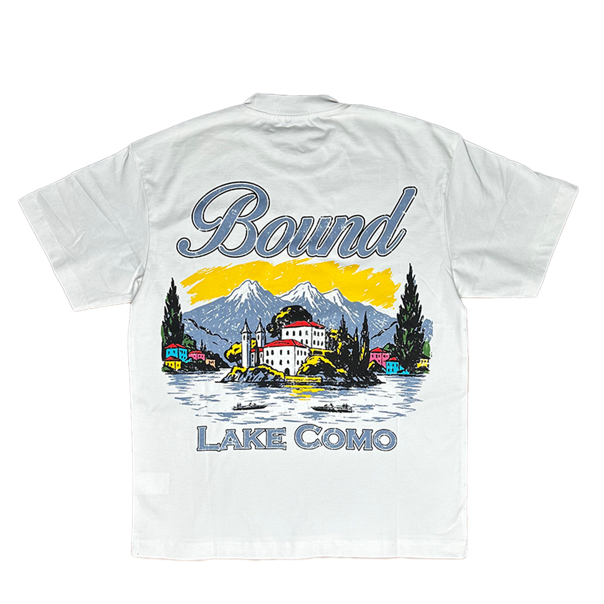 Bound Lake Como Tee White